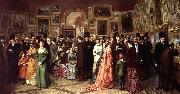 William Powell Frith A Private View at the Royal Academy France oil painting artist